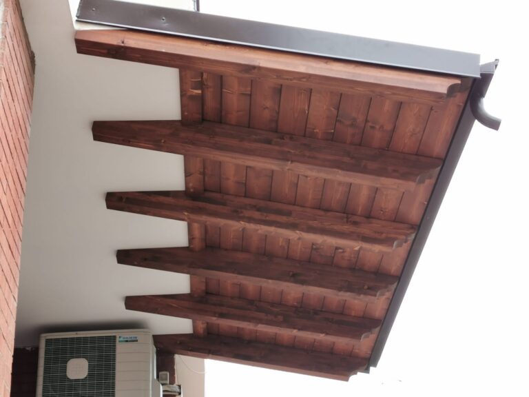 pensilina in legno tecnogarden