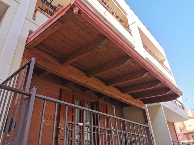 pensilina in legno tecnogarden